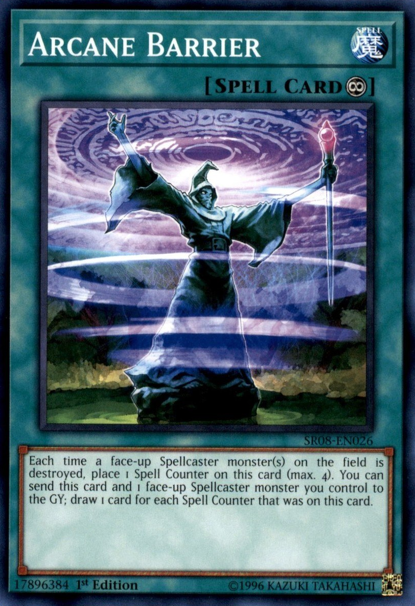 Arcane Barrier [SR08-EN026] Common | Jomio and Rueliete's Cards and Comics