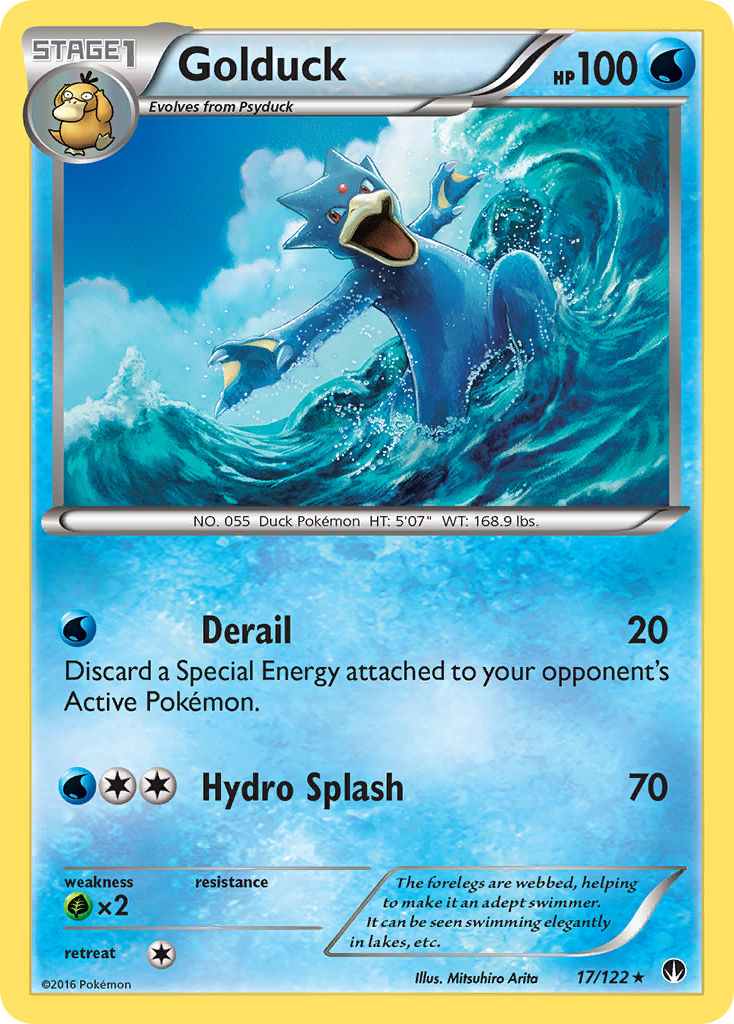 Golduck (17/122) [XY: BREAKpoint] | Jomio and Rueliete's Cards and Comics