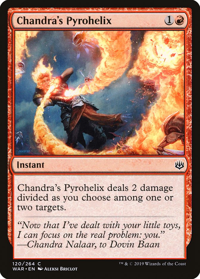 Chandra's Pyrohelix [War of the Spark] | Jomio and Rueliete's Cards and Comics