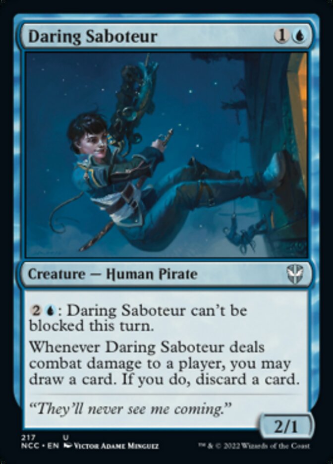 Daring Saboteur [Streets of New Capenna Commander] | Jomio and Rueliete's Cards and Comics