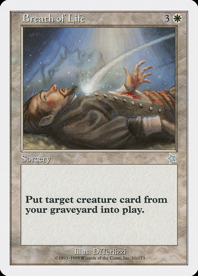 Breath of Life [Starter 1999] | Jomio and Rueliete's Cards and Comics