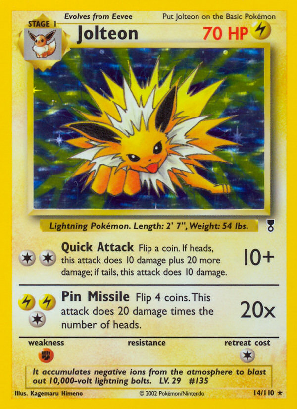 Jolteon (14/110) [Legendary Collection] | Jomio and Rueliete's Cards and Comics