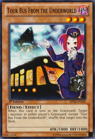Tour Bus From the Underworld [BP02-EN105] Mosaic Rare | Jomio and Rueliete's Cards and Comics