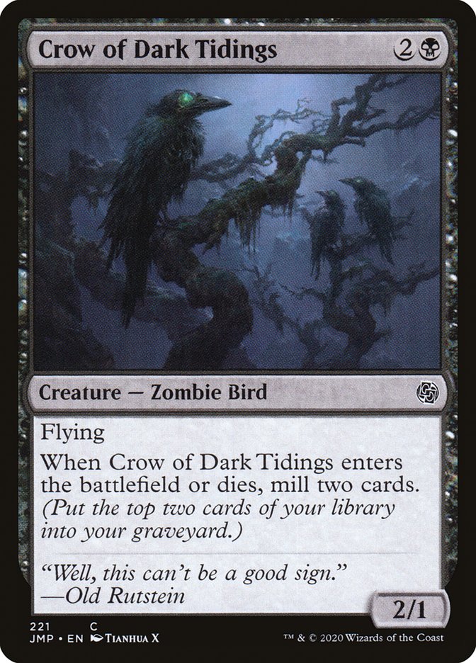 Crow of Dark Tidings [Jumpstart] | Jomio and Rueliete's Cards and Comics
