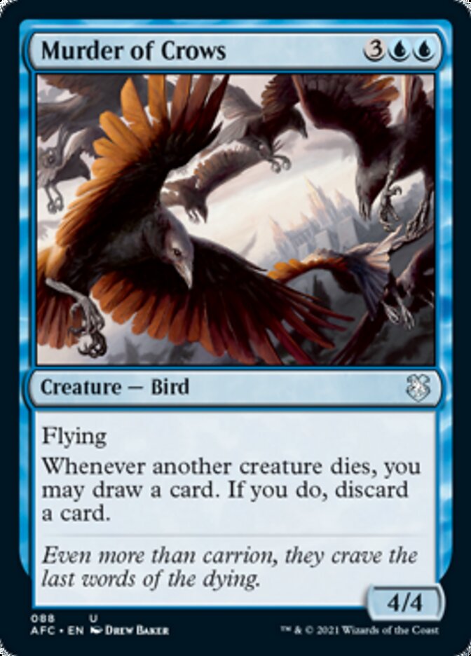 Murder of Crows [Dungeons & Dragons: Adventures in the Forgotten Realms Commander] | Jomio and Rueliete's Cards and Comics