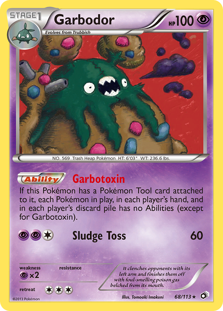Garbodor (68/113) [Black & White: Legendary Treasures] | Jomio and Rueliete's Cards and Comics