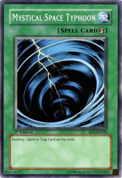 Mystical Space Typhoon [SD5-EN020] Common | Jomio and Rueliete's Cards and Comics