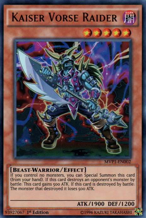 Kaiser Vorse Raider [MVP1-EN002] Ultra Rare | Jomio and Rueliete's Cards and Comics