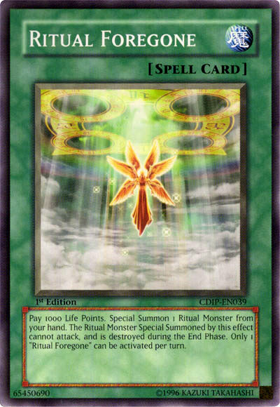 Ritual Foregone [CDIP-EN039] Common | Jomio and Rueliete's Cards and Comics