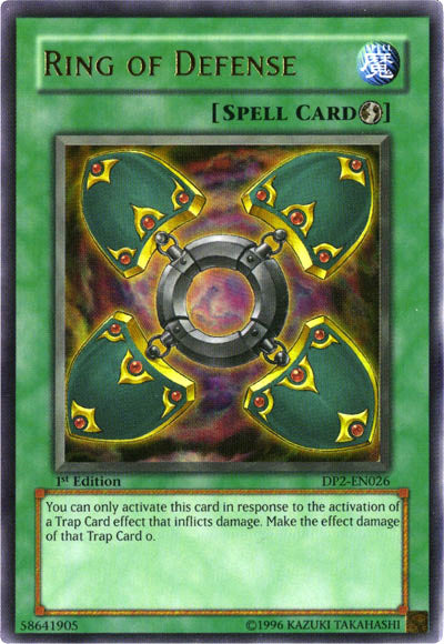 Ring of Defense [DP2-EN026] Ultra Rare | Jomio and Rueliete's Cards and Comics