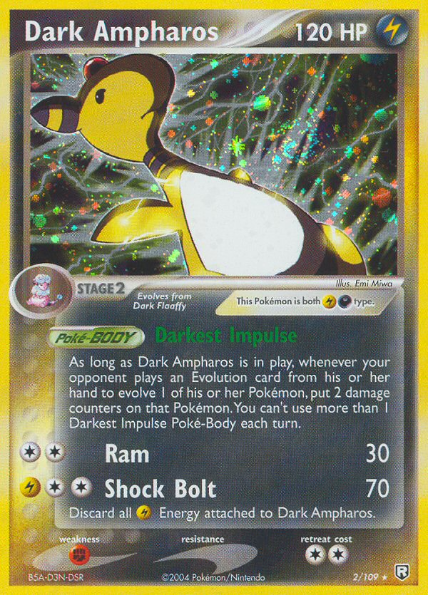Dark Ampharos (2/109) [EX: Team Rocket Returns] | Jomio and Rueliete's Cards and Comics