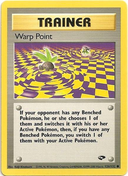 Warp Point (126/132) [Gym Challenge Unlimited] | Jomio and Rueliete's Cards and Comics