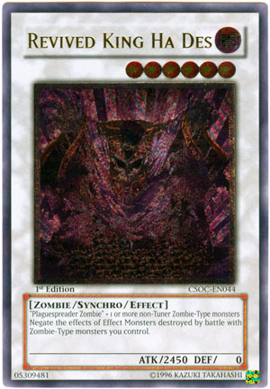 Revived King Ha Des (UTR) [CSOC-EN044] Ultimate Rare | Jomio and Rueliete's Cards and Comics