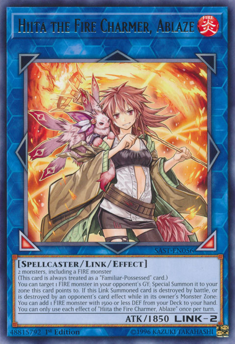 Hiita the Fire Charmer, Ablaze [SAST-EN056] Rare | Jomio and Rueliete's Cards and Comics