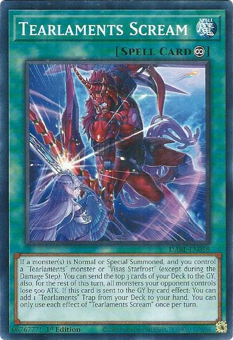 Tearlaments Scream [DABL-EN058] Common | Jomio and Rueliete's Cards and Comics