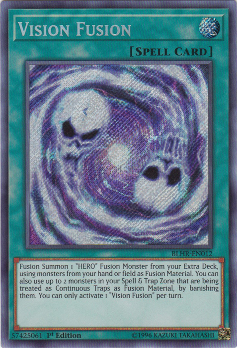 Vision Fusion [BLHR-EN012] Secret Rare | Jomio and Rueliete's Cards and Comics