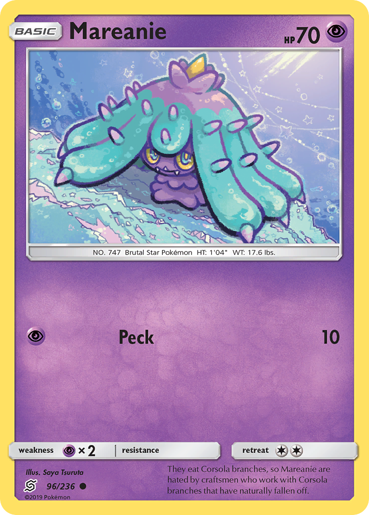 Mareanie (96/236) [Sun & Moon: Unified Minds] | Jomio and Rueliete's Cards and Comics