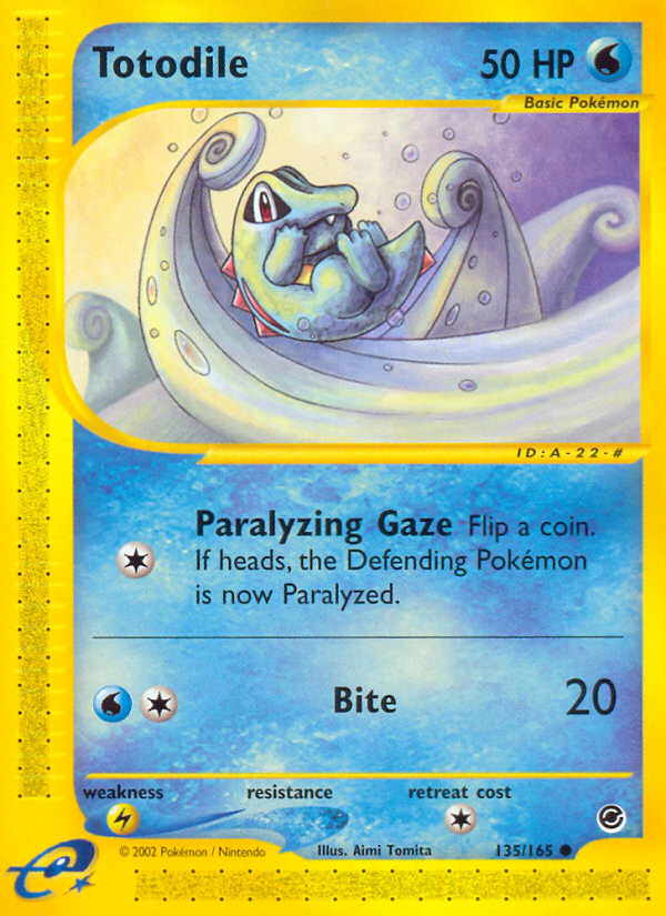 Totodile (135/165) [Expedition: Base Set] | Jomio and Rueliete's Cards and Comics