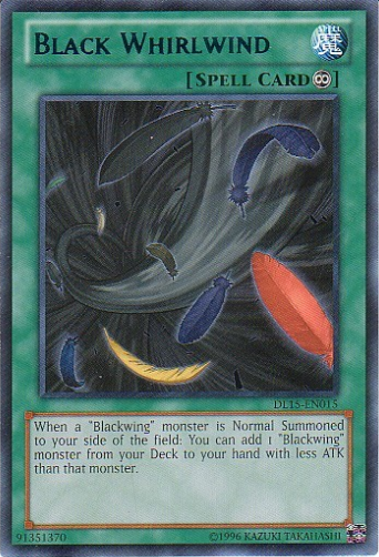 Black Whirlwind (Blue) [DL15-EN015] Rare | Jomio and Rueliete's Cards and Comics