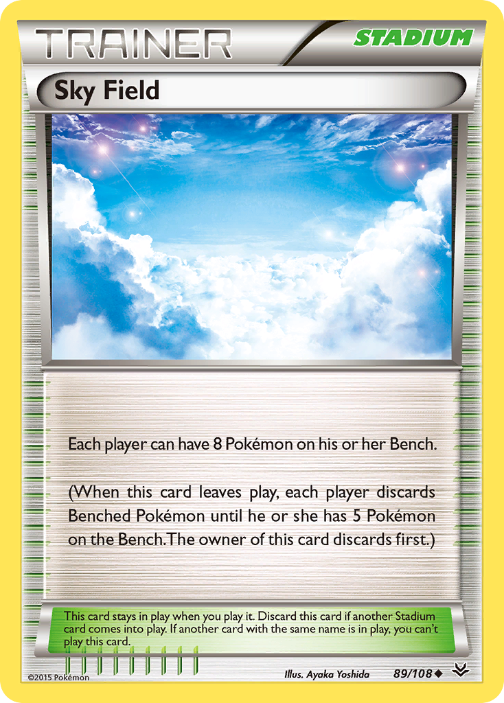 Sky Field (89/108) [XY: Roaring Skies] | Jomio and Rueliete's Cards and Comics