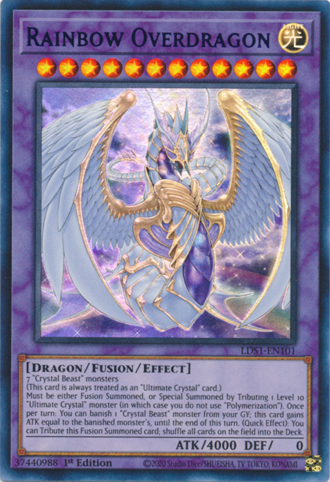 Rainbow Overdragon (Purple) [LDS1-EN101] Ultra Rare | Jomio and Rueliete's Cards and Comics