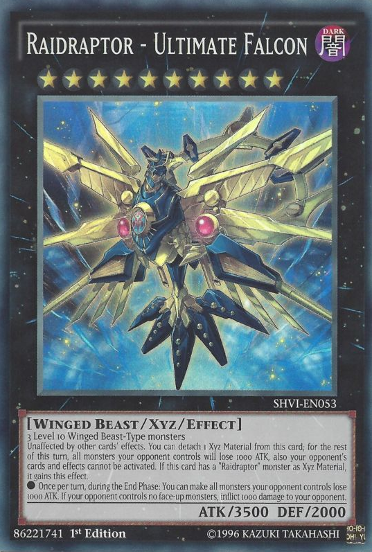 Raidraptor - Ultimate Falcon [SHVI-EN053] Super Rare | Jomio and Rueliete's Cards and Comics
