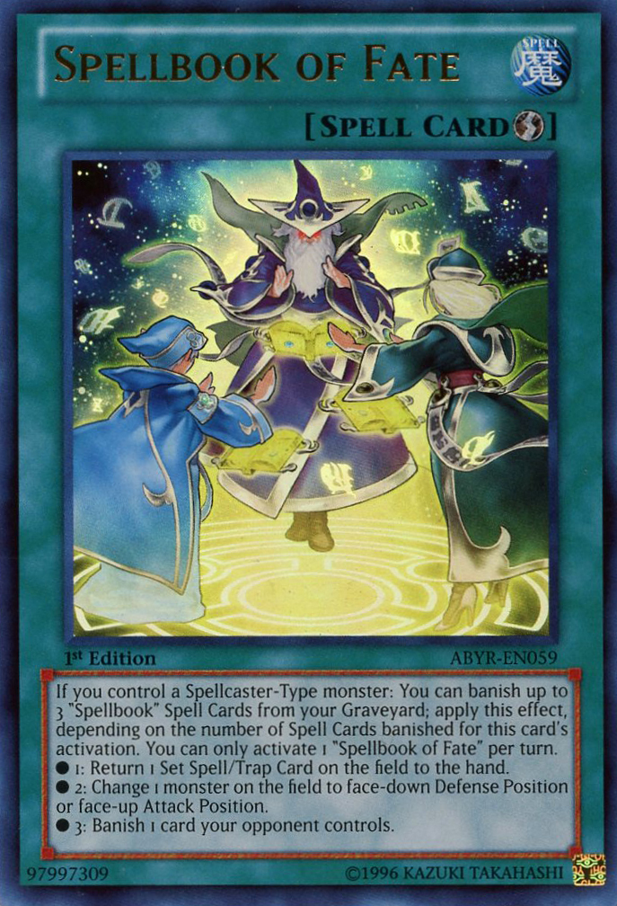Spellbook of Fate [ABYR-EN059] Ultra Rare | Jomio and Rueliete's Cards and Comics