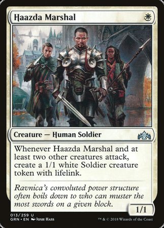 Haazda Marshal [Guilds of Ravnica] | Jomio and Rueliete's Cards and Comics