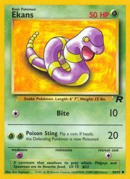 Ekans (56/82) [Team Rocket Unlimited] | Jomio and Rueliete's Cards and Comics