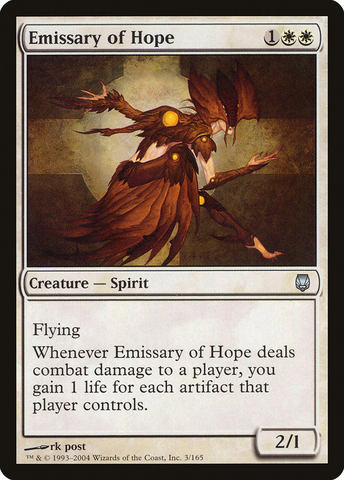 Emissary of Hope [Darksteel] | Jomio and Rueliete's Cards and Comics