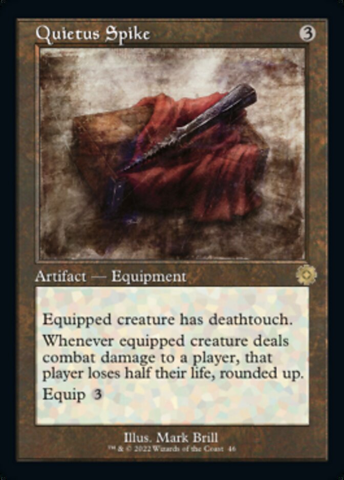 Quietus Spike (Retro) [The Brothers' War Retro Artifacts] | Jomio and Rueliete's Cards and Comics
