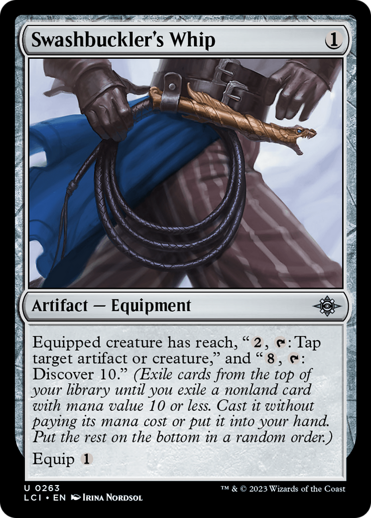 Swashbuckler's Whip [The Lost Caverns of Ixalan] | Jomio and Rueliete's Cards and Comics