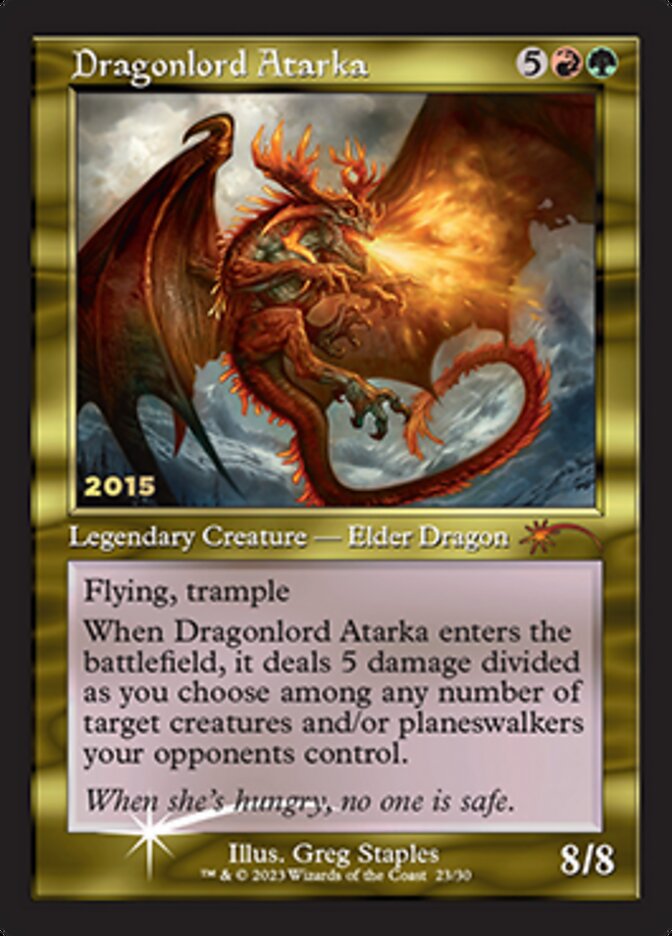 Dragonlord Atarka [30th Anniversary Promos] | Jomio and Rueliete's Cards and Comics