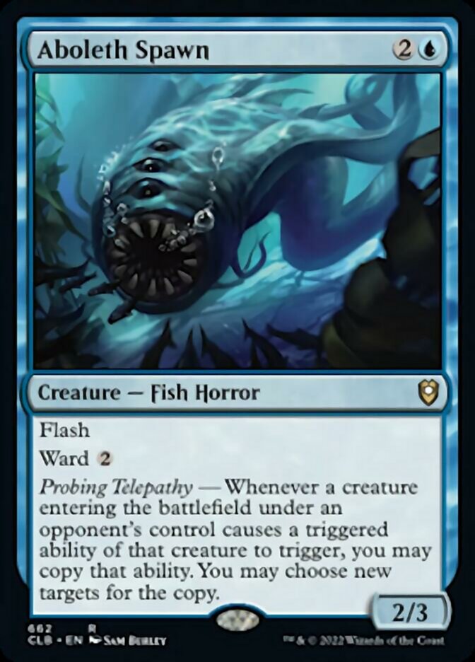 Aboleth Spawn [Commander Legends: Battle for Baldur's Gate] | Jomio and Rueliete's Cards and Comics