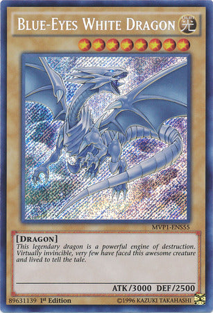 Blue-Eyes White Dragon [MVP1-ENS55] Secret Rare | Jomio and Rueliete's Cards and Comics