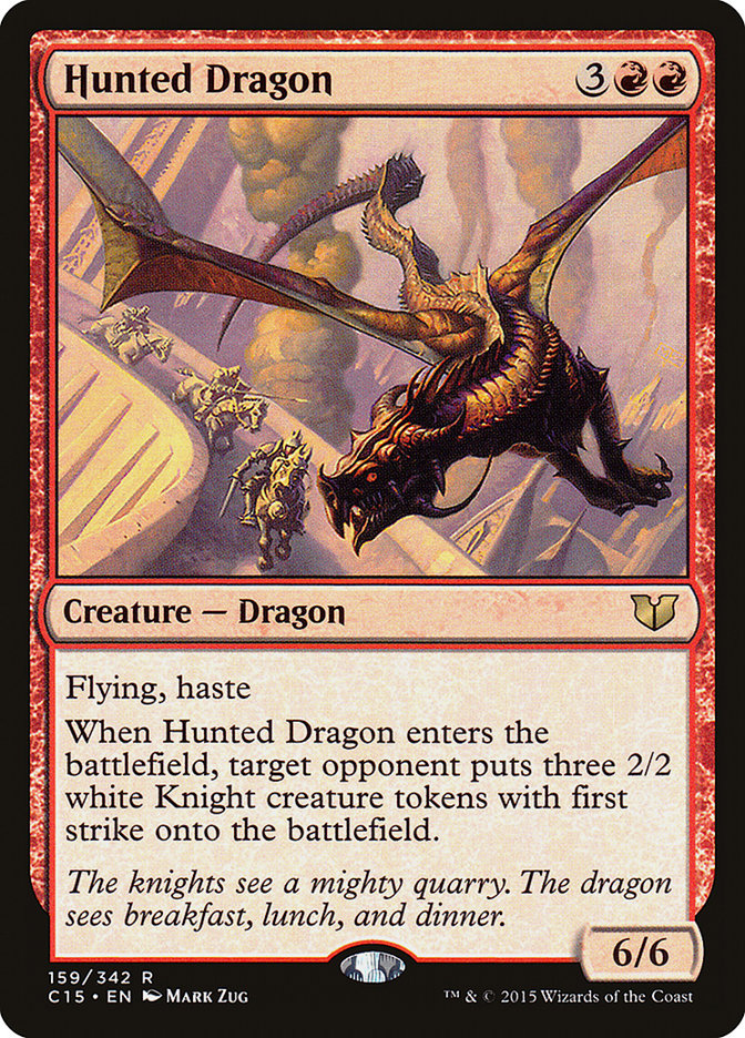 Hunted Dragon [Commander 2015] | Jomio and Rueliete's Cards and Comics