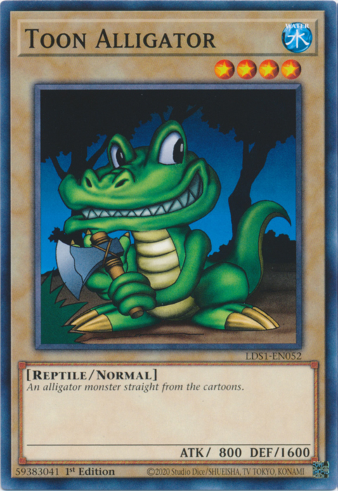Toon Alligator [LDS1-EN052] Common | Jomio and Rueliete's Cards and Comics