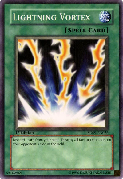 Lightning Vortex [SD09-EN026] Common | Jomio and Rueliete's Cards and Comics