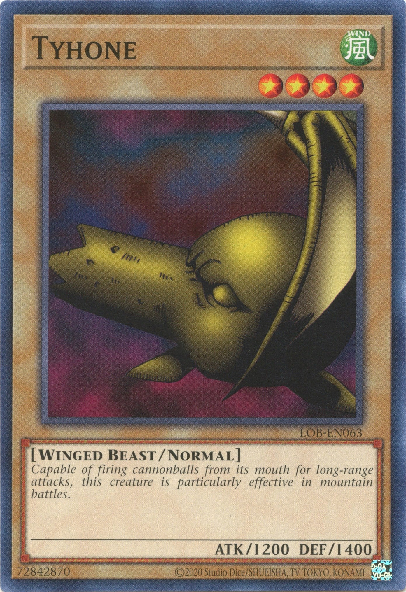 Tyhone (25th Anniversary) [LOB-EN063] Common | Jomio and Rueliete's Cards and Comics