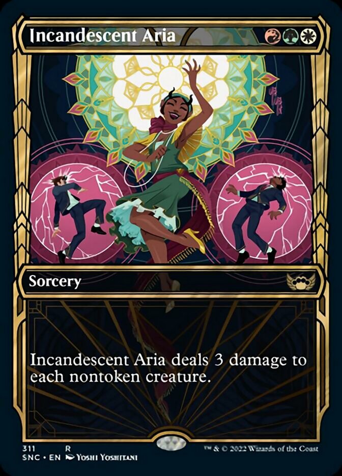 Incandescent Aria (Showcase Golden Age) [Streets of New Capenna] | Jomio and Rueliete's Cards and Comics