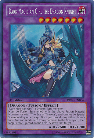 Dark Magician Girl the Dragon Knight [DRLG-EN004] Secret Rare | Jomio and Rueliete's Cards and Comics