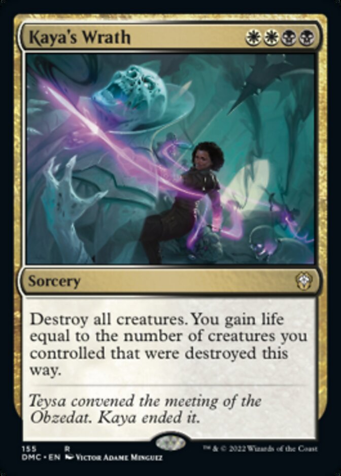 Kaya's Wrath [Dominaria United Commander] | Jomio and Rueliete's Cards and Comics