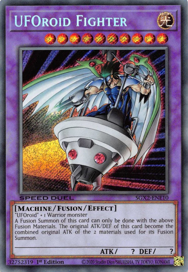 UFOroid Fighter [SGX2-ENE10] Secret Rare | Jomio and Rueliete's Cards and Comics