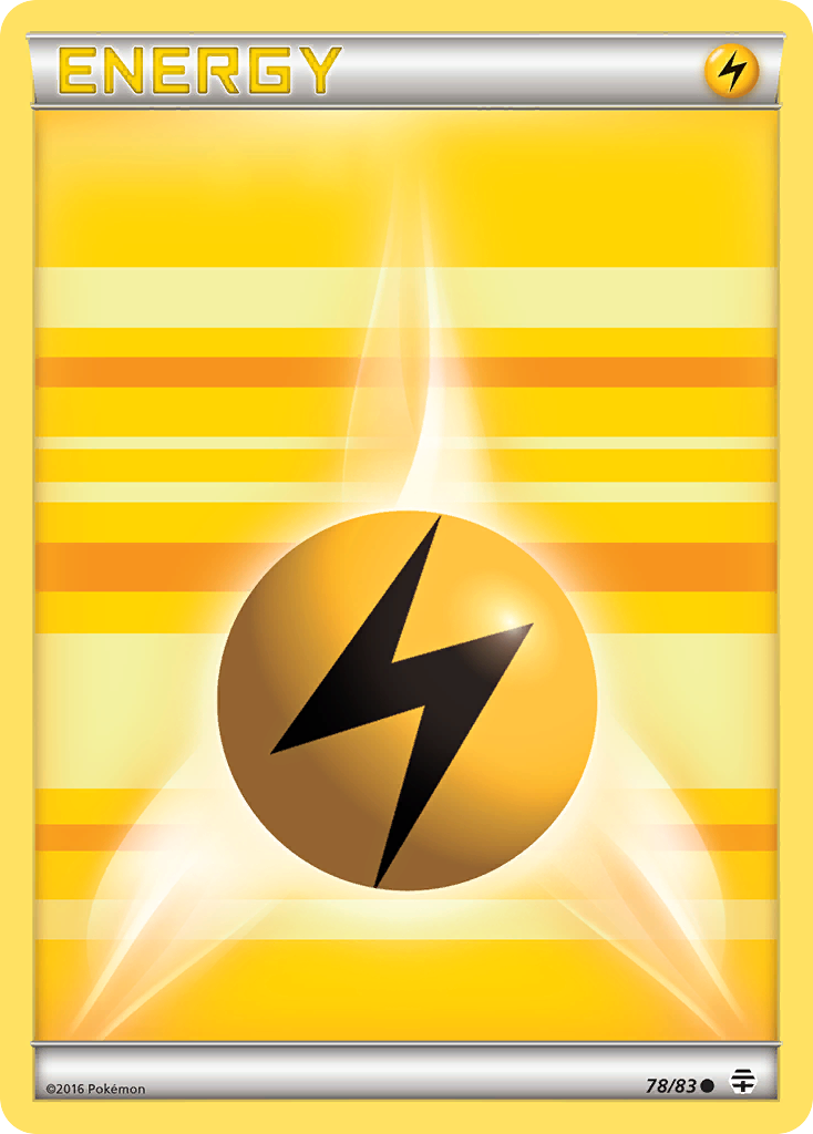 Lightning Energy (78/83) [XY: Generations] | Jomio and Rueliete's Cards and Comics