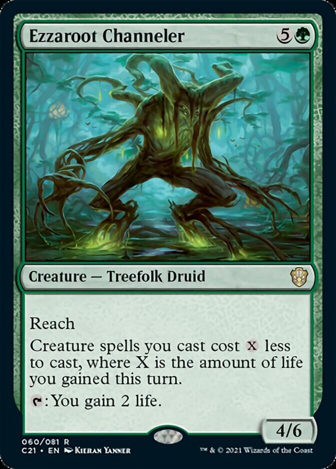 Ezzaroot Channeler [Commander 2021] | Jomio and Rueliete's Cards and Comics