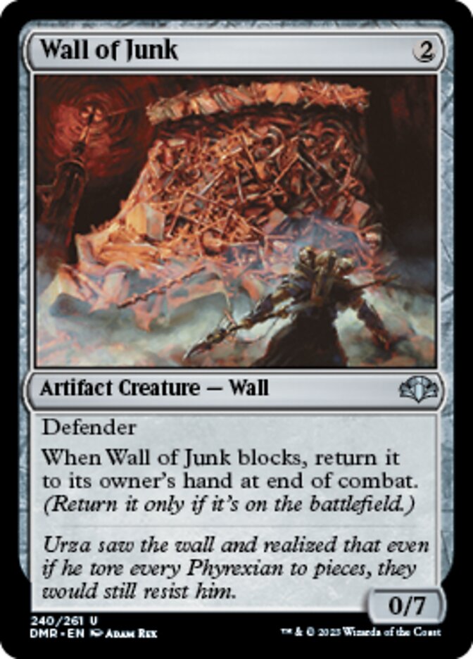 Wall of Junk [Dominaria Remastered] | Jomio and Rueliete's Cards and Comics