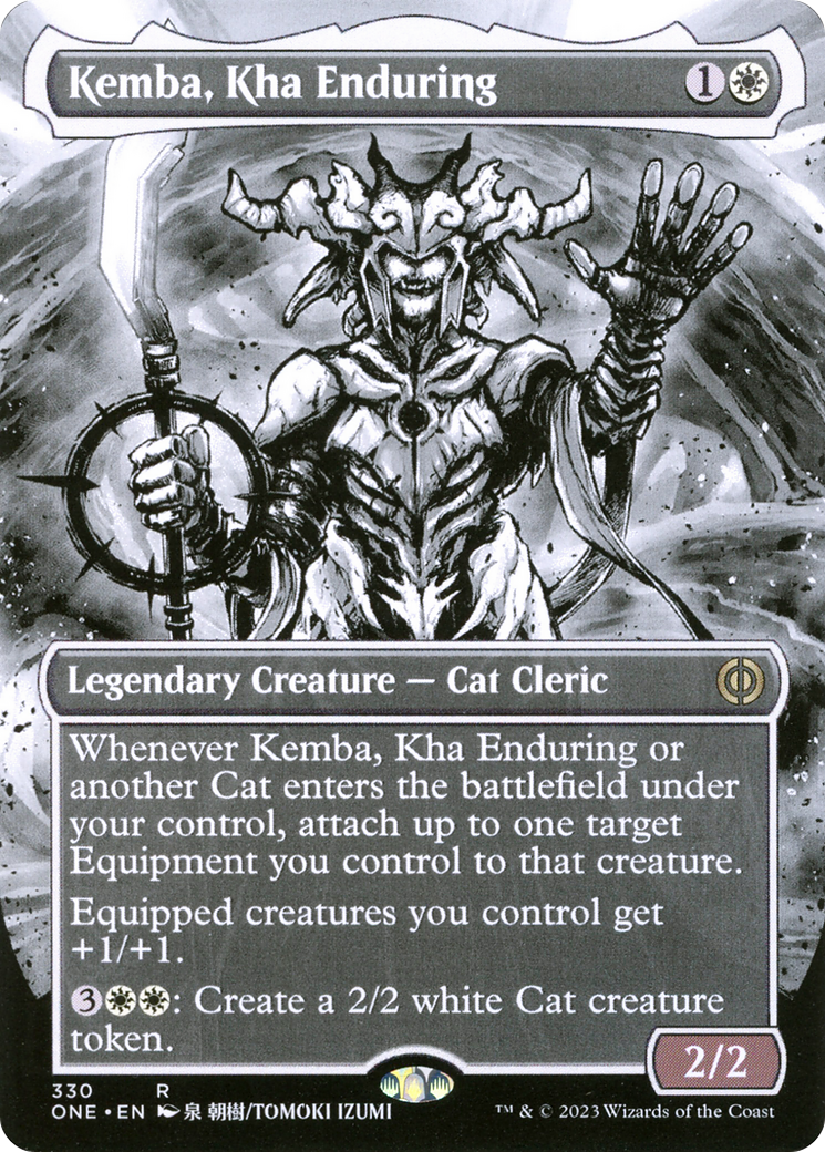 Kemba, Kha Enduring (Borderless Manga) [Phyrexia: All Will Be One] | Jomio and Rueliete's Cards and Comics