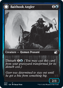 Baithook Angler // Hook-Haunt Drifter [Innistrad: Double Feature] | Jomio and Rueliete's Cards and Comics