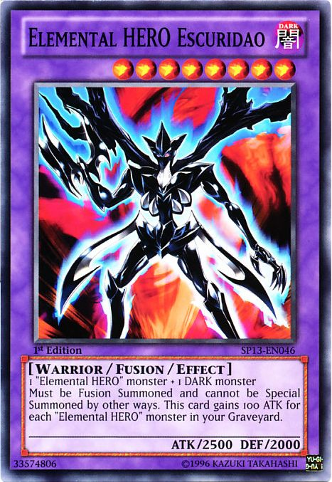 Elemental HERO Escuridao [SP13-EN046] Common | Jomio and Rueliete's Cards and Comics