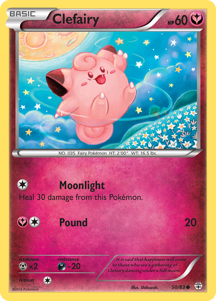 Clefairy (50/83) [XY: Generations] | Jomio and Rueliete's Cards and Comics